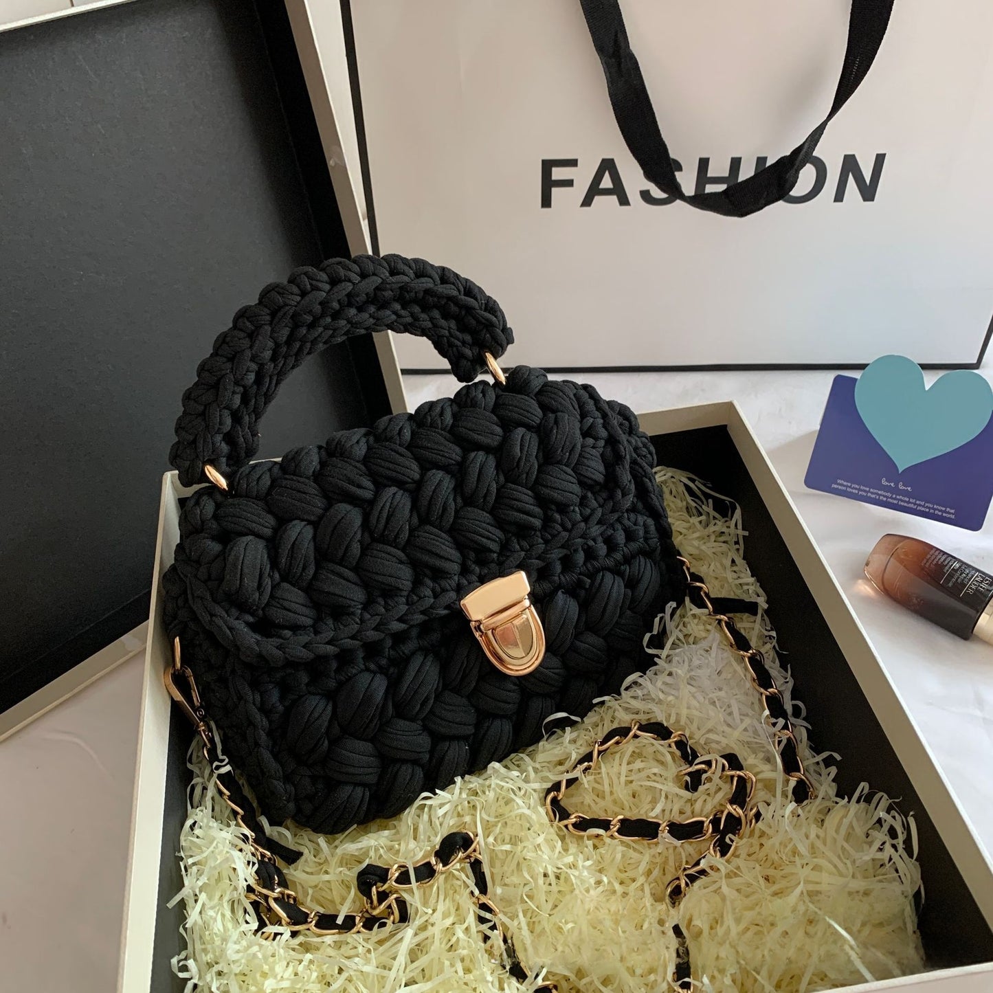 Vintage Hand-Woven Bag