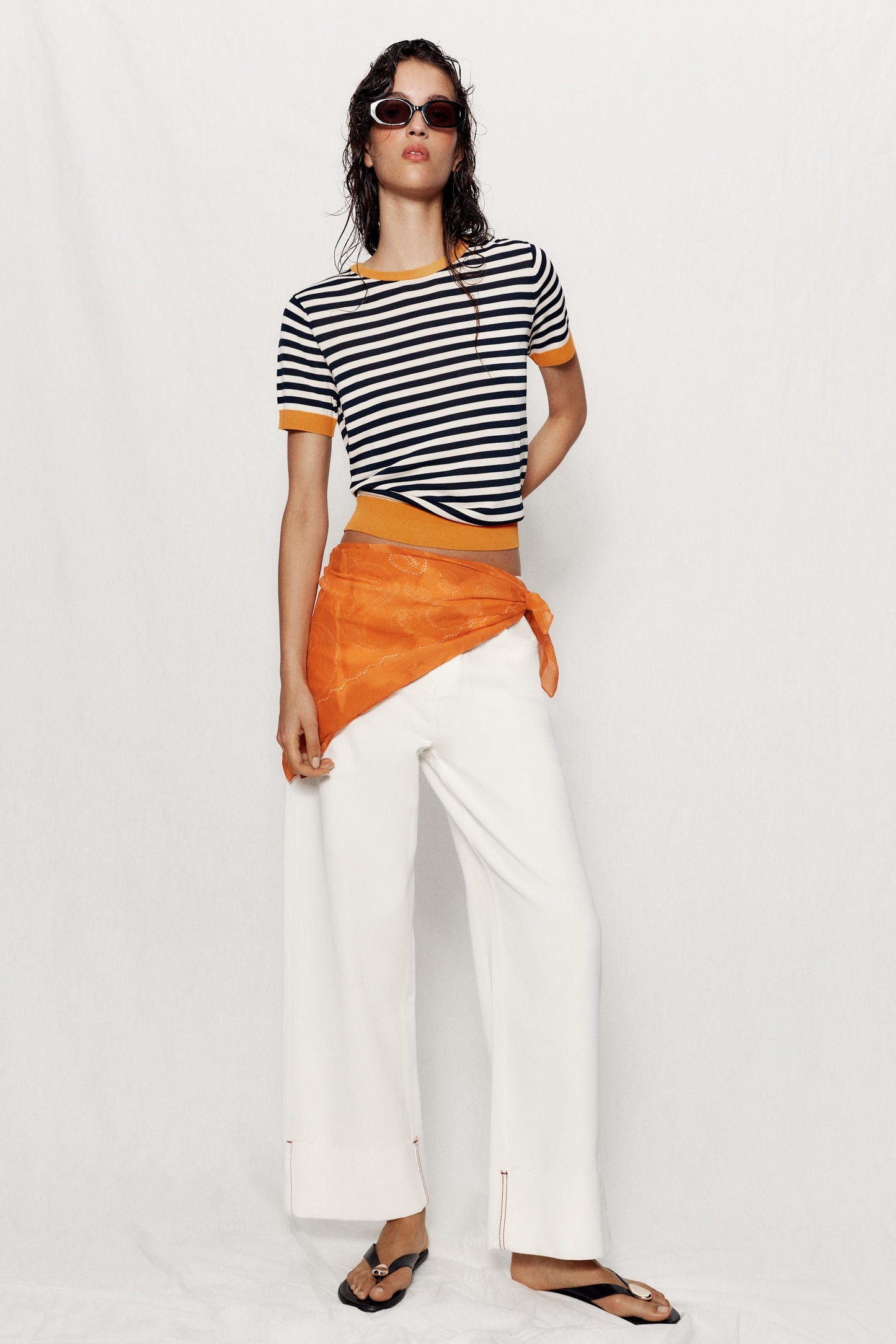 Bivorry™ - Striped Knit Top