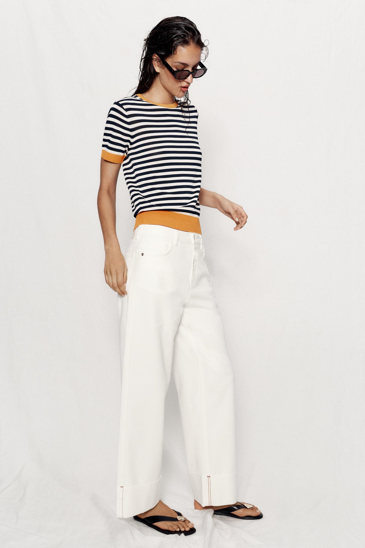 Bivorry™ - Striped Knit Top