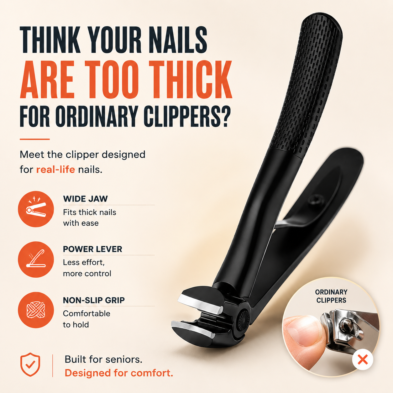 Anti-Splash Nail Clippers