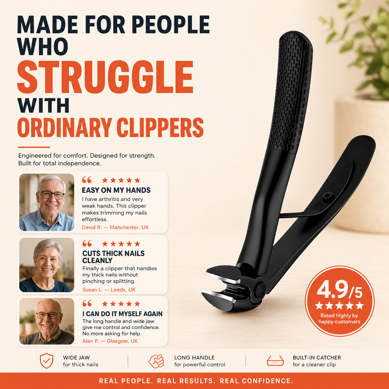 Anti-Splash Nail Clippers