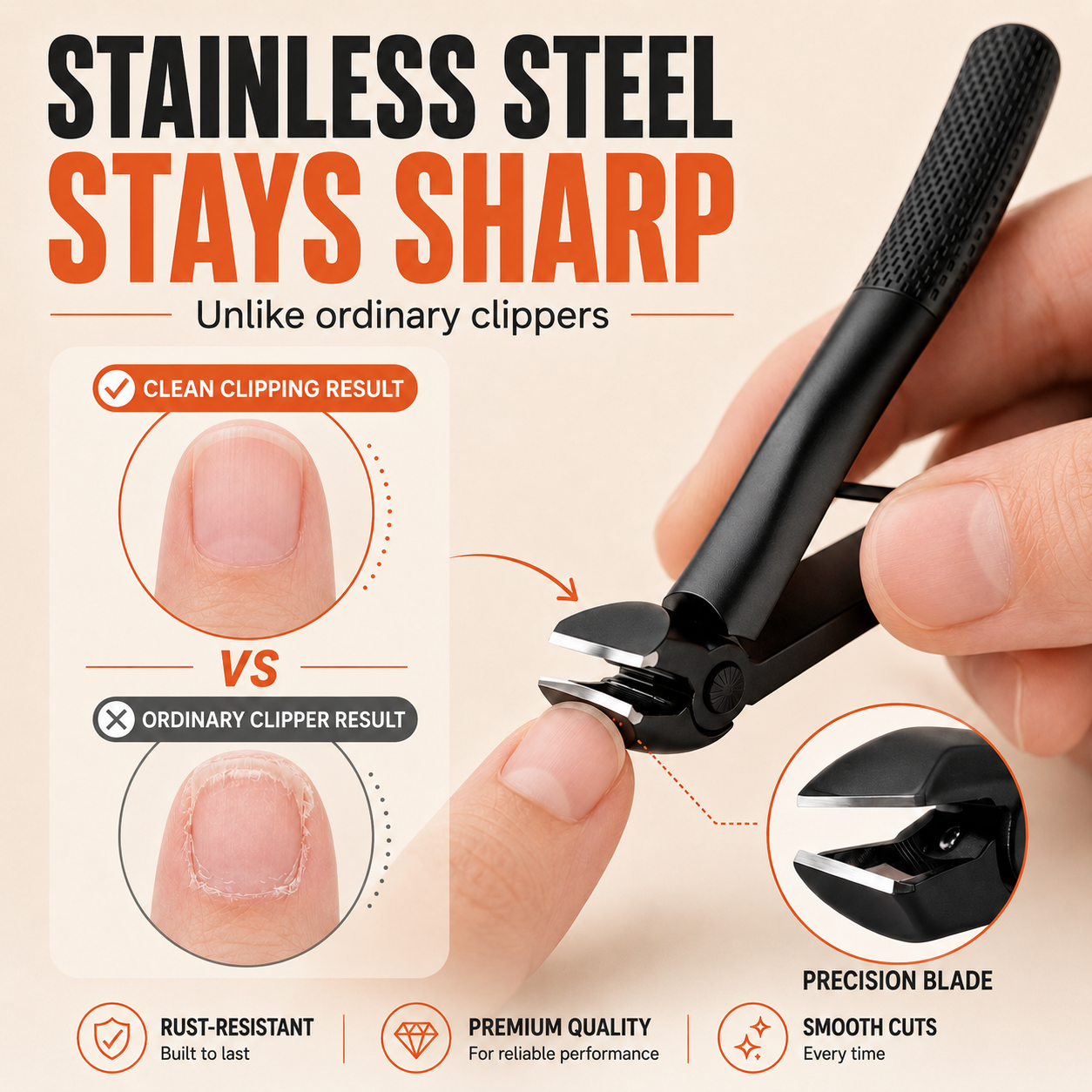 Anti-Splash Nail Clippers