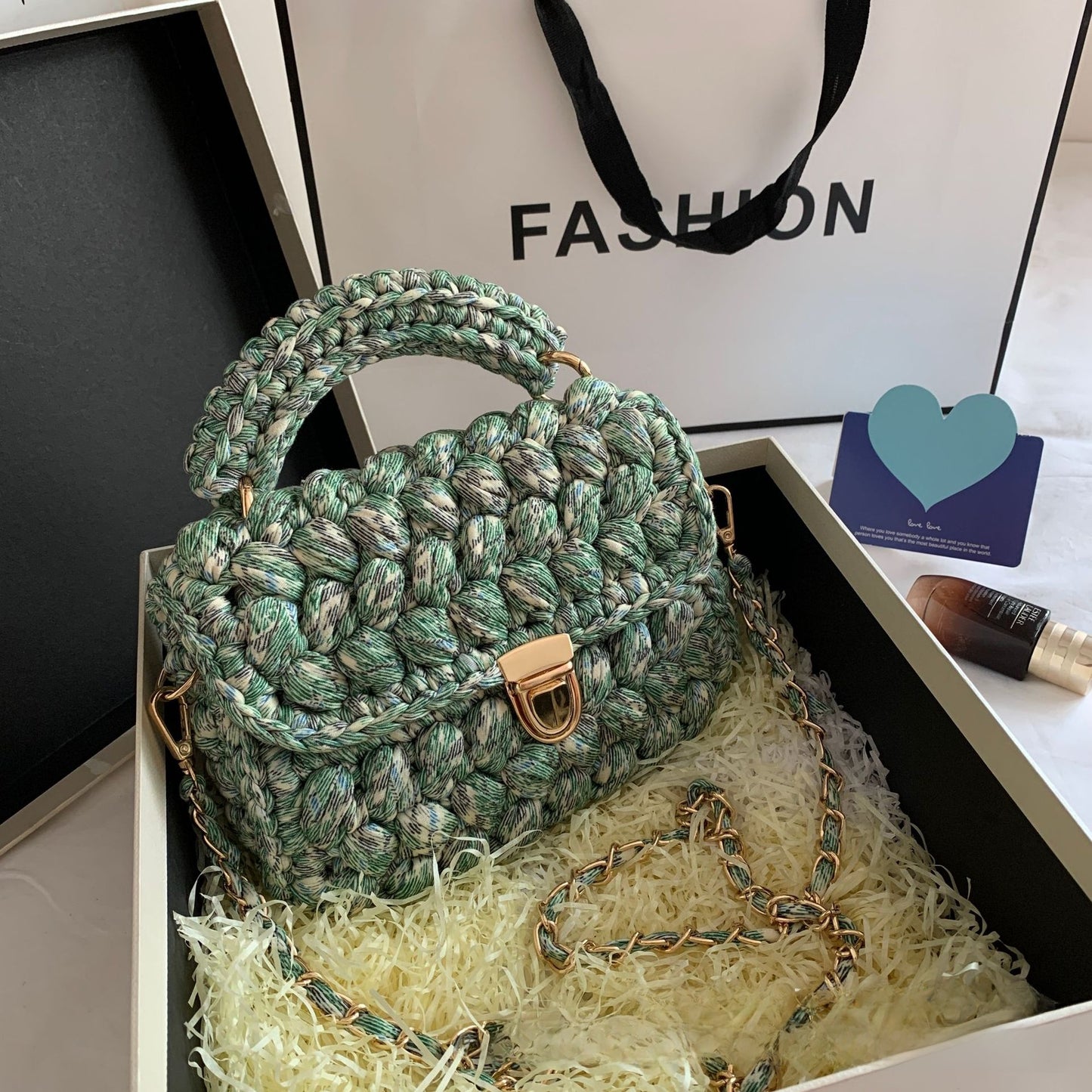Vintage Hand-Woven Bag