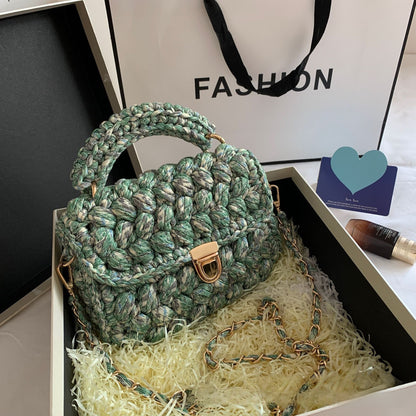 Vintage Hand-Woven Bag