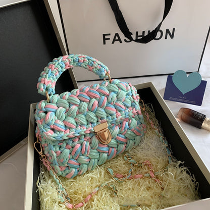 Vintage Hand-Woven Bag