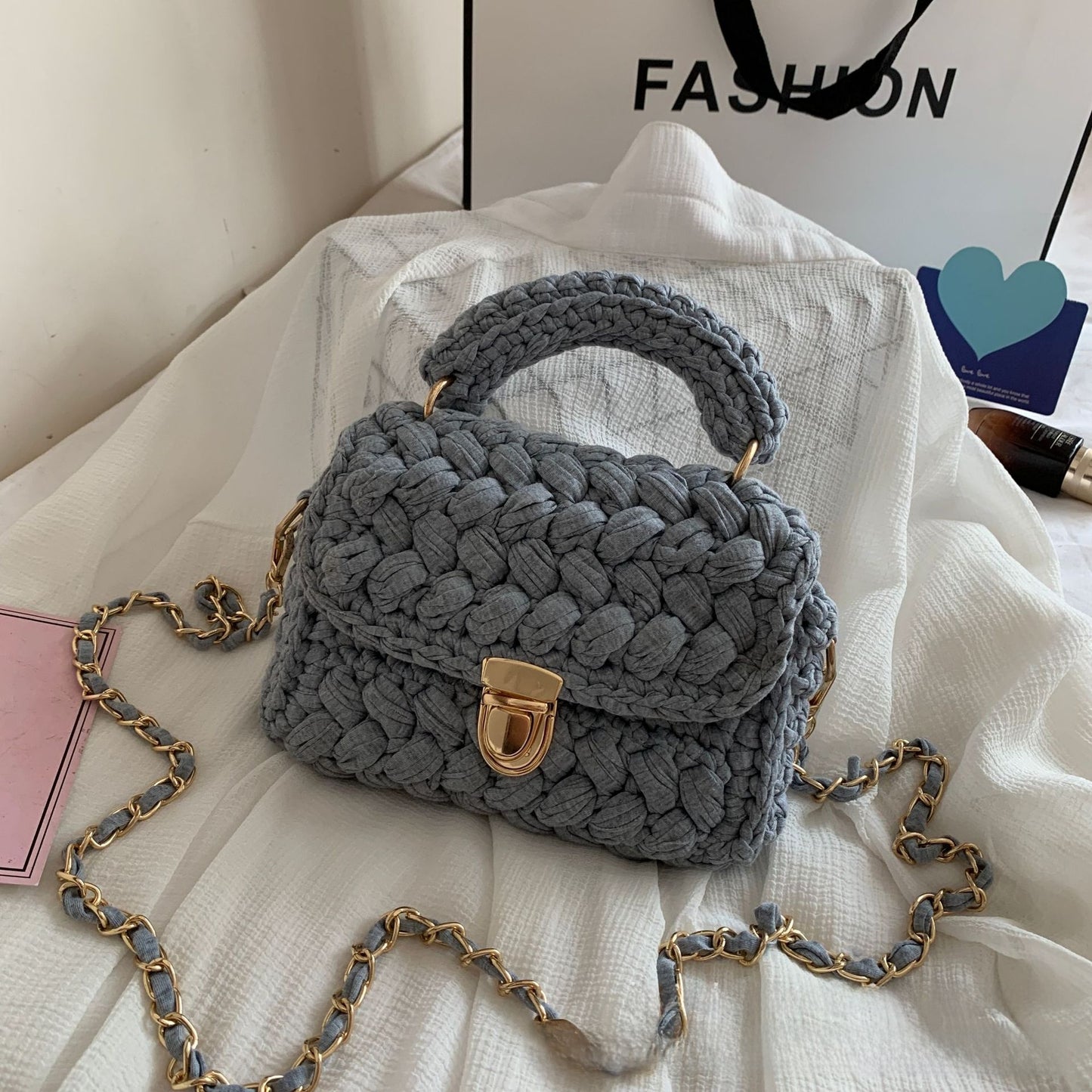 Vintage Hand-Woven Bag