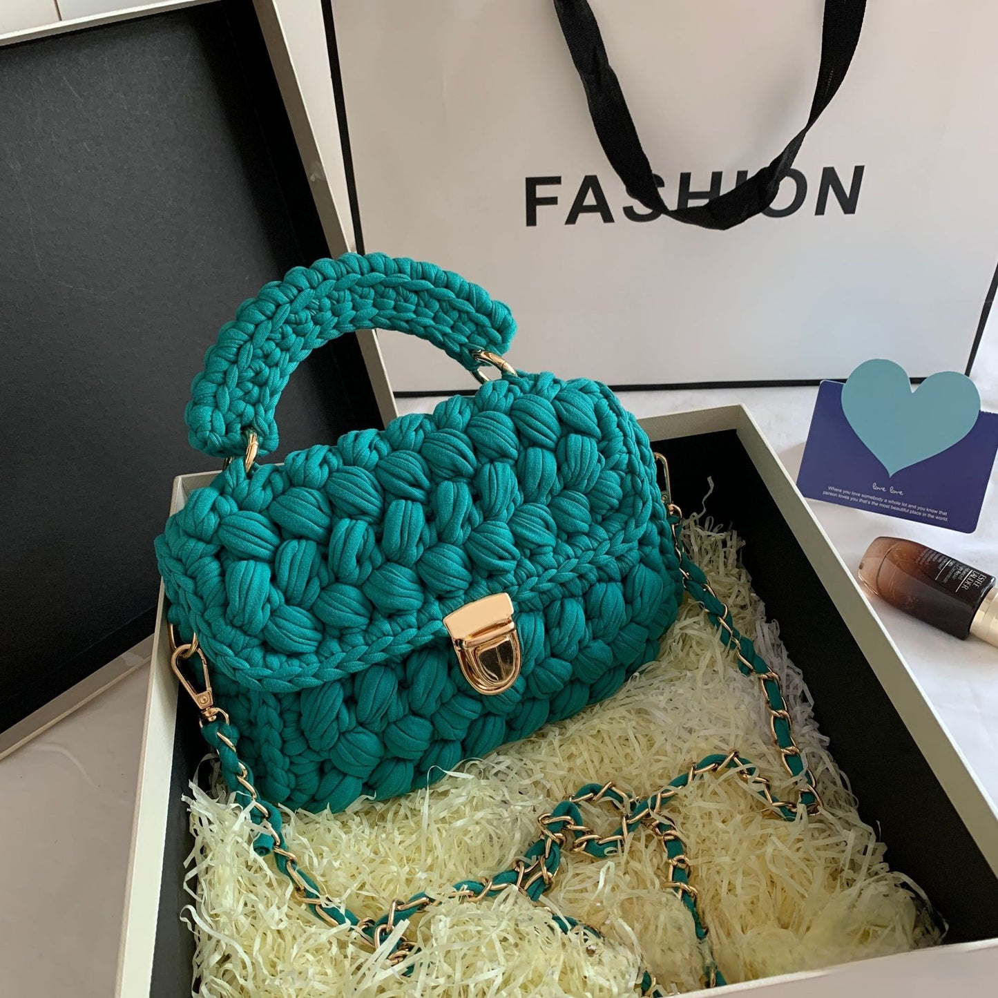Vintage Hand-Woven Bag
