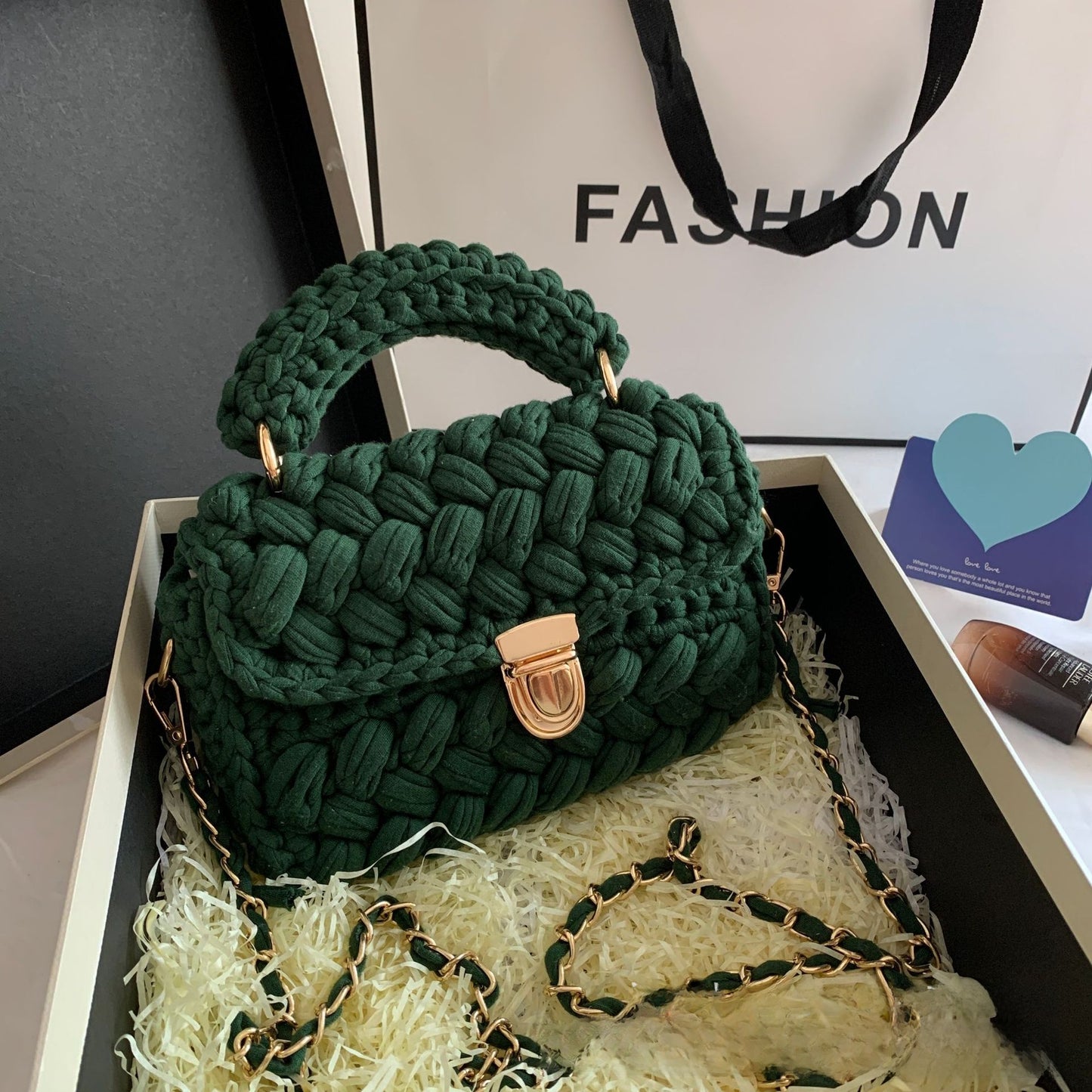 Vintage Hand-Woven Bag