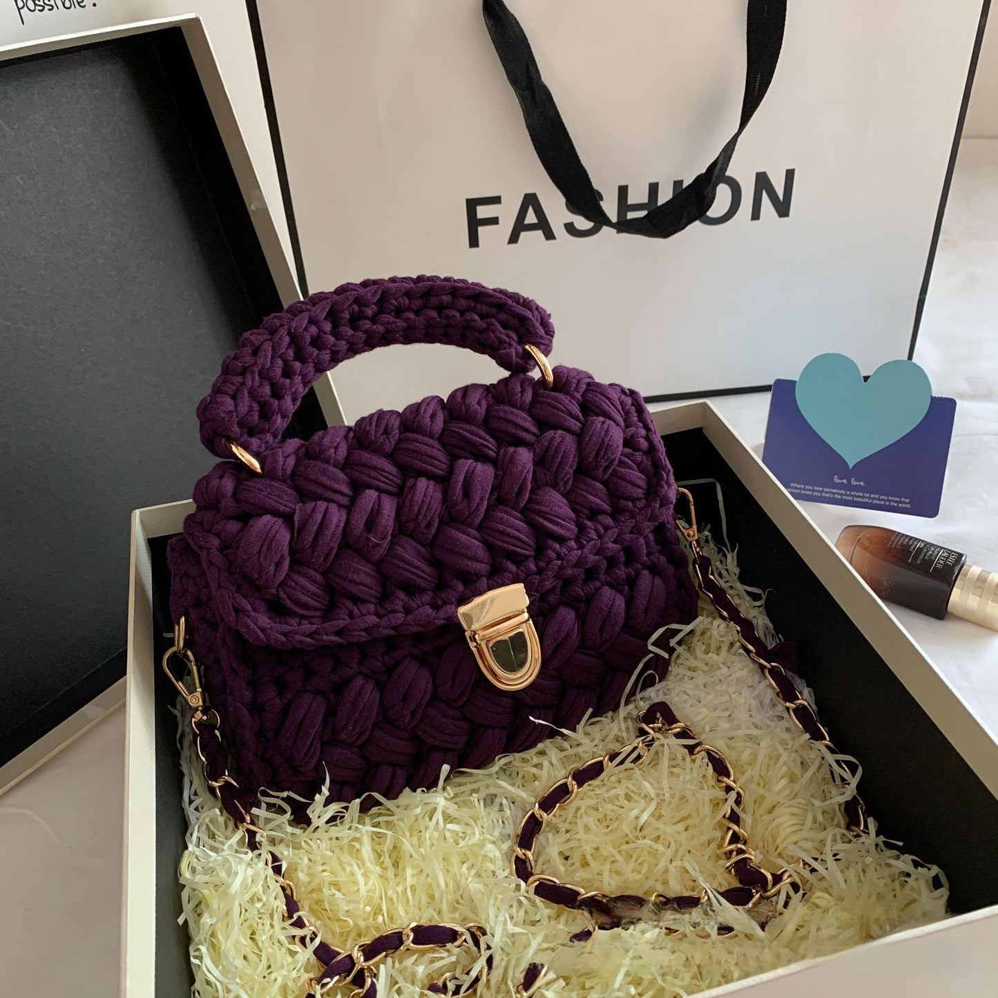 Vintage Hand-Woven Bag
