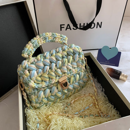 Vintage Hand-Woven Bag