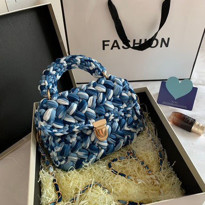 Vintage Hand-Woven Bag