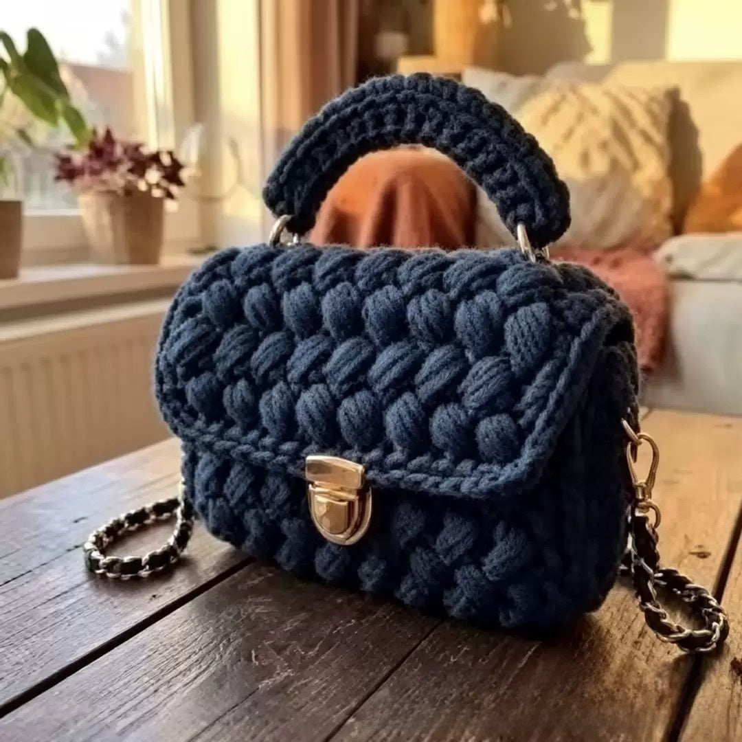 Vintage Hand-Woven Bag
