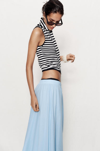 Bivorry™ - Black & White Short Top