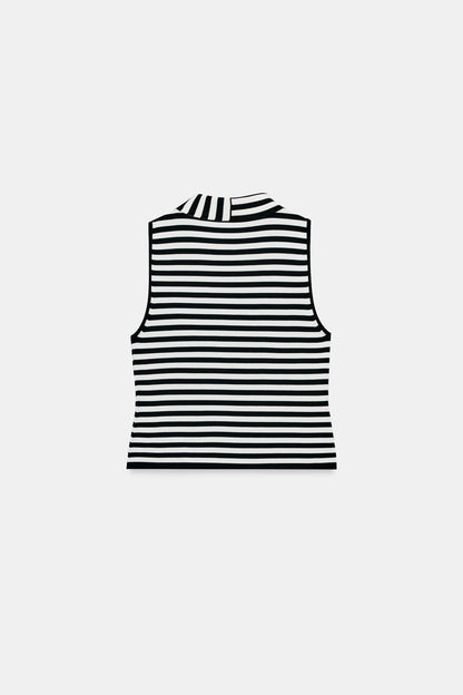 Bivorry™ - Black & White Short Top